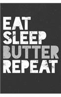 Eat Sleep Butter Repeat Keto Diet Ketones Ketosis