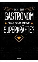Ich bin Gastronom was sind deine Superkräfte? Notizbuch