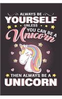 Always be yourself Unless you can be a Unicorn