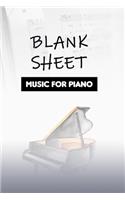 Blank Sheet Music For Piano