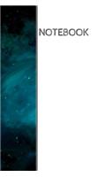 Notebook: Space, galaxy, universe wrap around design notebook: 90 blank pages