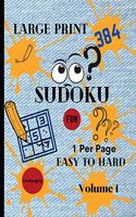 Large Print Sudoku 1 Per Page Easy to Hard