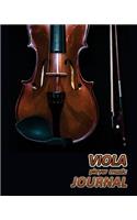 Viola Player Music Journal: Music Blank Sheets Notebook for Musicians and Songwriters.