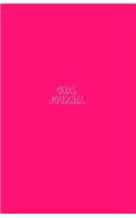 Goal Journal: Daily Productivity Journal with Goal Checkboxes and Lists for Accomplishments Hot Pink
