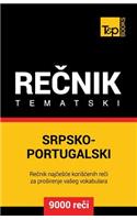Srpsko-Portugalski Tematski Recnik - 9000 Korisnih Reci