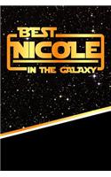 Best Nicole in the Galaxy: Jiu-Jitsu Training Diary Training Journal Log Feature 120 Pages 6x9