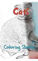 Cat Coloring Sheets