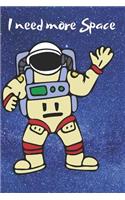 Astronaut Blank Lined Journal Notebook: A Notebook, Daily Diary, Gift Idea for People Who Enjoy Things Space Related.