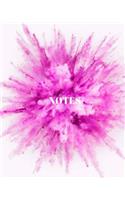 Notes - Pink Color Explosion