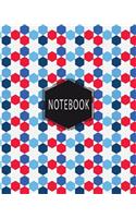 notebook: Table notebook 8x10"/ 120 pages / hexagonal notebook / notebook(1 Geometric)
