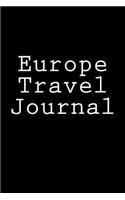 Europe Travel Journal