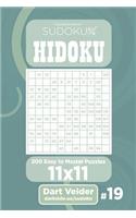 Sudoku Hidoku - 200 Easy to Master Puzzles 11x11 (Volume 19)