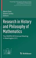 RESEARCH IN HISTORY AND PHILOSOPHY OF MA
