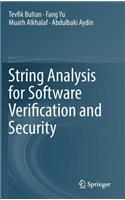 String Analysis for Software Verification and Security