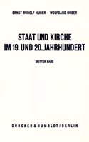 Staat Und Kirche Im 19. Und 20. Jahrhundert