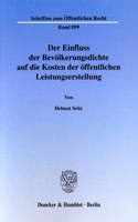 Der Einfluss Der Bevolkerungsdichte Auf Die Kosten Der Offentlichen Leistungserstellung