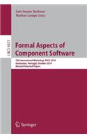 Formal Aspects of Component Software