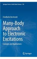 Many-Body Approach to Electronic Excitations