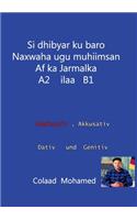 si dhibyar ku baro naxwaha ugu muhiimsan af ka jarmalka A2 ilaa B1