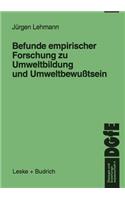 Befunde Empirischer Forschung Zu Umweltbildung Und Umweltbewußtsein