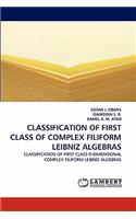 Classification of First Class of Complex Filiform Leibniz Algebras