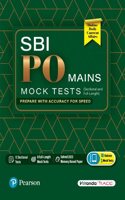 SBI PO Mains-Mock Tests | 12 Sectional and 8 Full-Length Tests | Prepare With Accuracy For Speed | Solved 2023 Memory-based Paper | Online Daily Current Affairs | 1st Edition | - Pearson