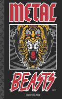 Metal Beasts: Coloring Book