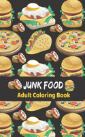Junk Food Adult Coloring Book