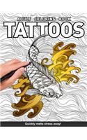Tattoos Adults Coloring Book