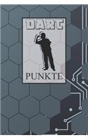 Dart Punkte: Spielblock um deine Punkte zu notieren - mit Dart Outs - Training oder Turnier - Crickets - 301, 501, 701 - Scorer Book
