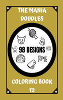 Coloring Book: The Mania Doodles