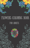 Flowers Coloring Book for Adults