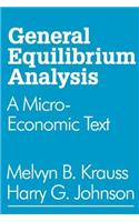 General Equilibrium Analysis