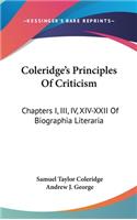 Coleridge's Principles Of Criticism