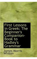 First Lessons in Greek