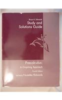 Study and Solutions Guide for Larson/Hostetler/Edwards' Precalculus: A  Graphing Approach, 4th