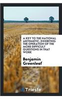 A Key to the National Arithmetic, Exhibiting the Operation of the More Difficult Questions in That Work