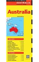 Australia Travel Map Sixth Edition