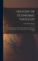 History of Economic Thought