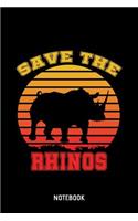 Save The Rhinos Notebook