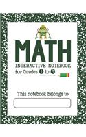 Math Interactive Notebook - Grades 1 to 3