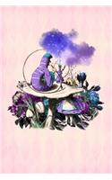 12 Month Undated Weekly Planner: Alice in Wonderland with Smoking Caterpillar