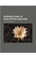 Introduction to Qualitative Analysis