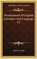 Development of English Literature and Language V2