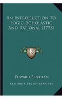 Introduction to Logic, Scholastic and Rational (1773)