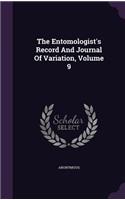 The Entomologist's Record and Journal of Variation, Volume 9