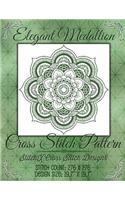Elegant Medallion Cross Stitch Pattern: (English)
