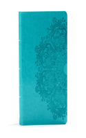 KJV Large Print Personal Size Reference Bible, Teal Leathertouch Indexed