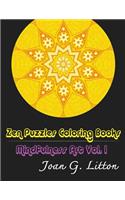 Zen Puzzles Coloring Books