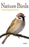 Nature Birds Coloring Journal
